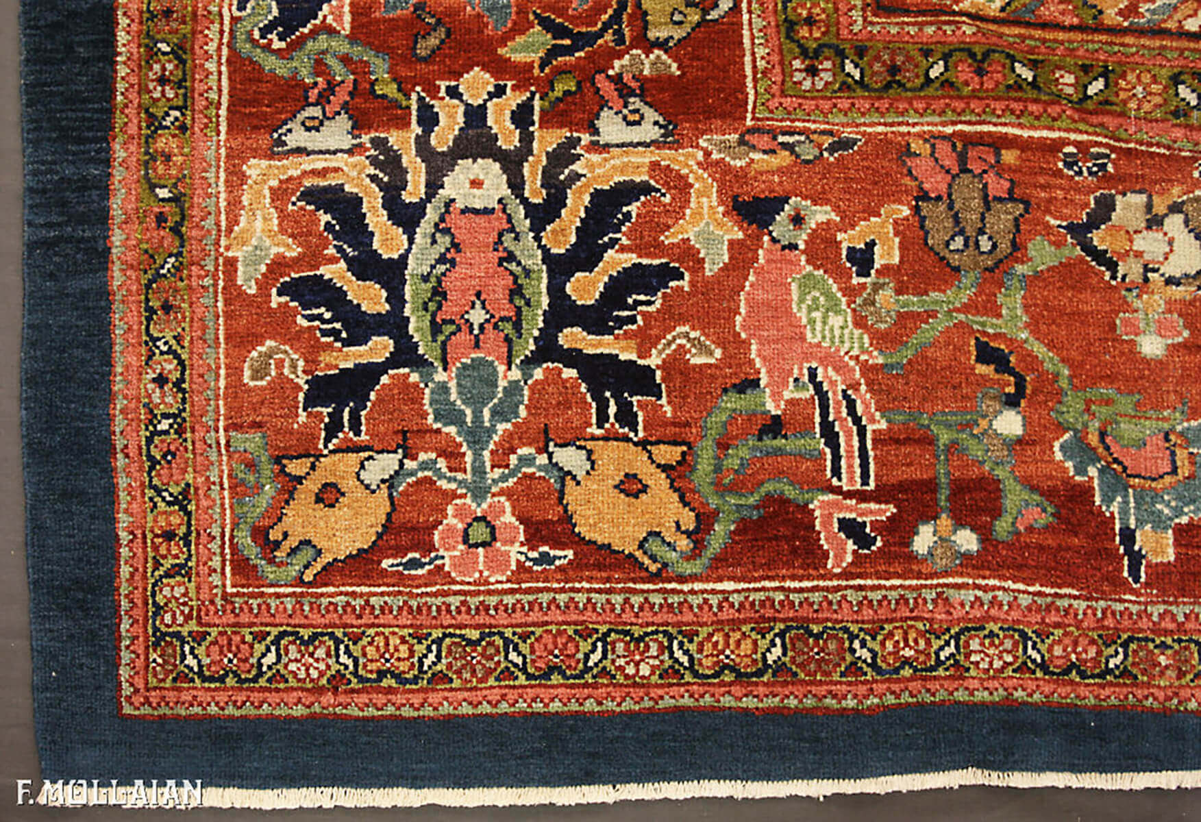 Antique Persian Saruk Farahan Carpet n°:61978738